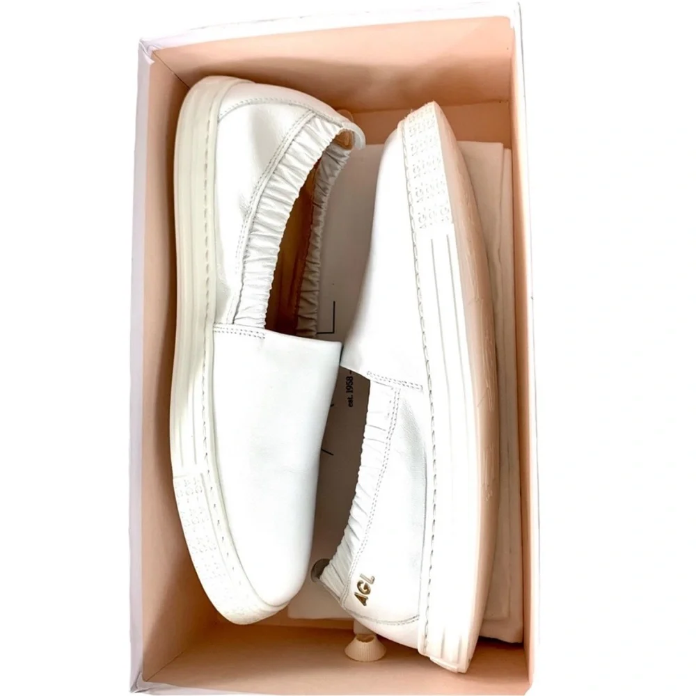 AGL Suzie Slip On White Sneaker Women’s Size 10.5